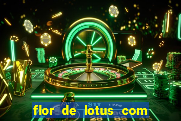 flor de lotus com lua tatuagem